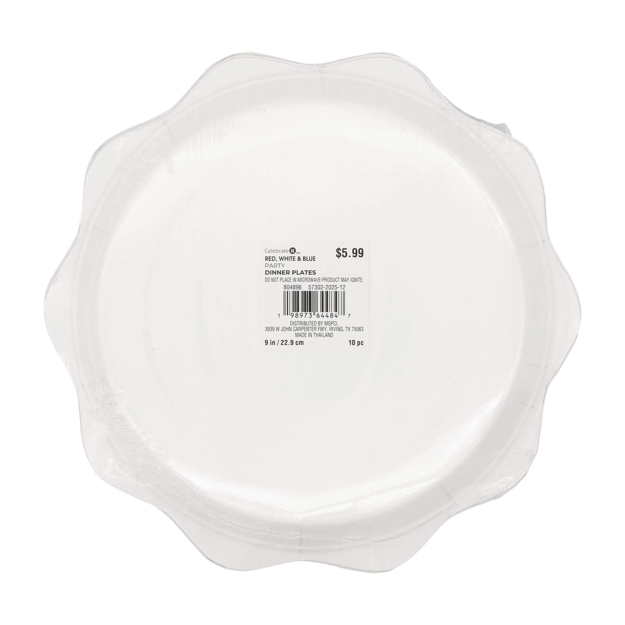 9" Red, White *& Blue Stars Dinner Plates, 10ct. by Celebrate It™